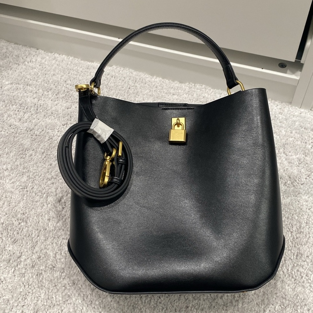 MANGO Bolso Bag in Black